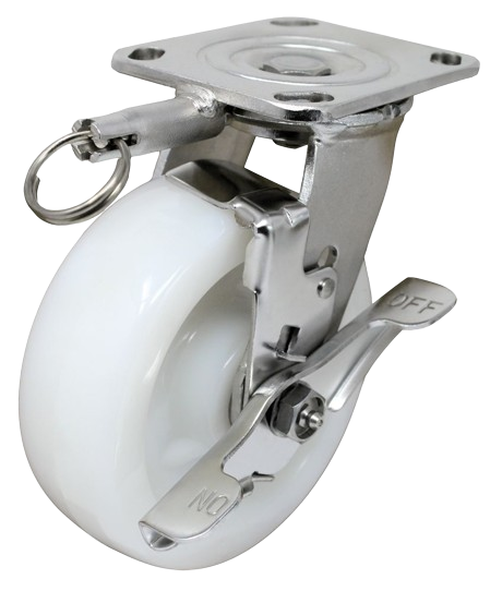 Stainless steel swivel caster