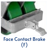 Face Contact Brake Installed